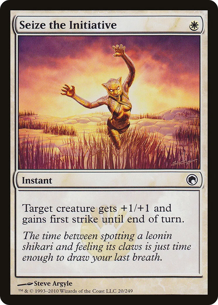 Seize the Initiative — Scars of Mirrodin — Magic: The Gathering