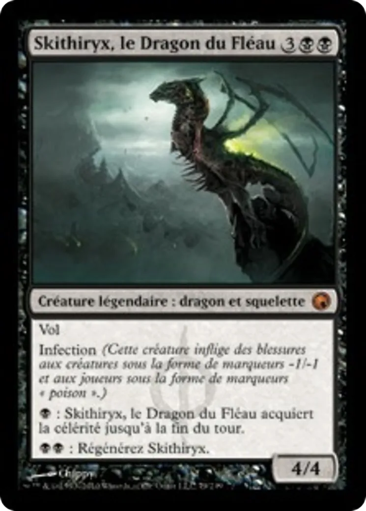 Skithiryx, le Dragon du Fléau — Scars of Mirrodin — Magic: The Gathering