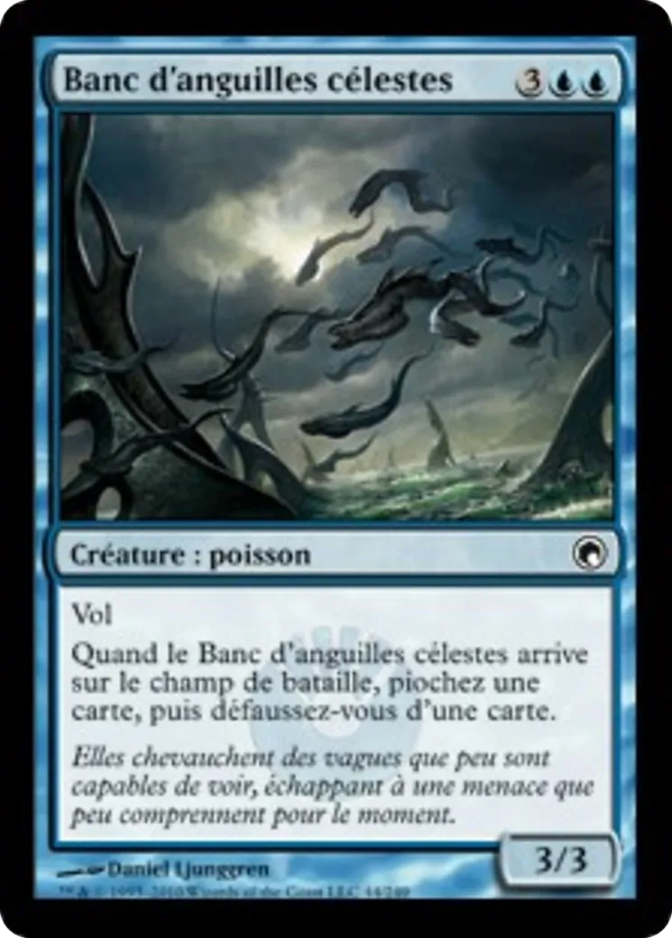 Banc d'anguilles célestes — Scars of Mirrodin — Magic: The Gathering