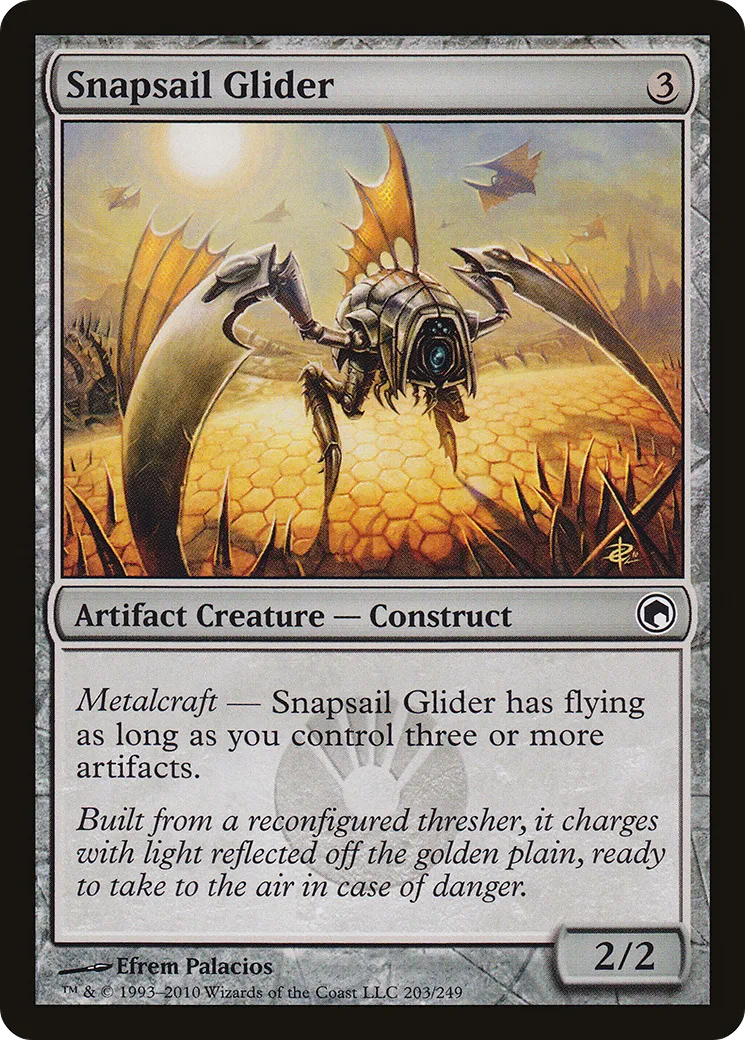 Planeur claquevoile — Scars of Mirrodin — Magic: The Gathering