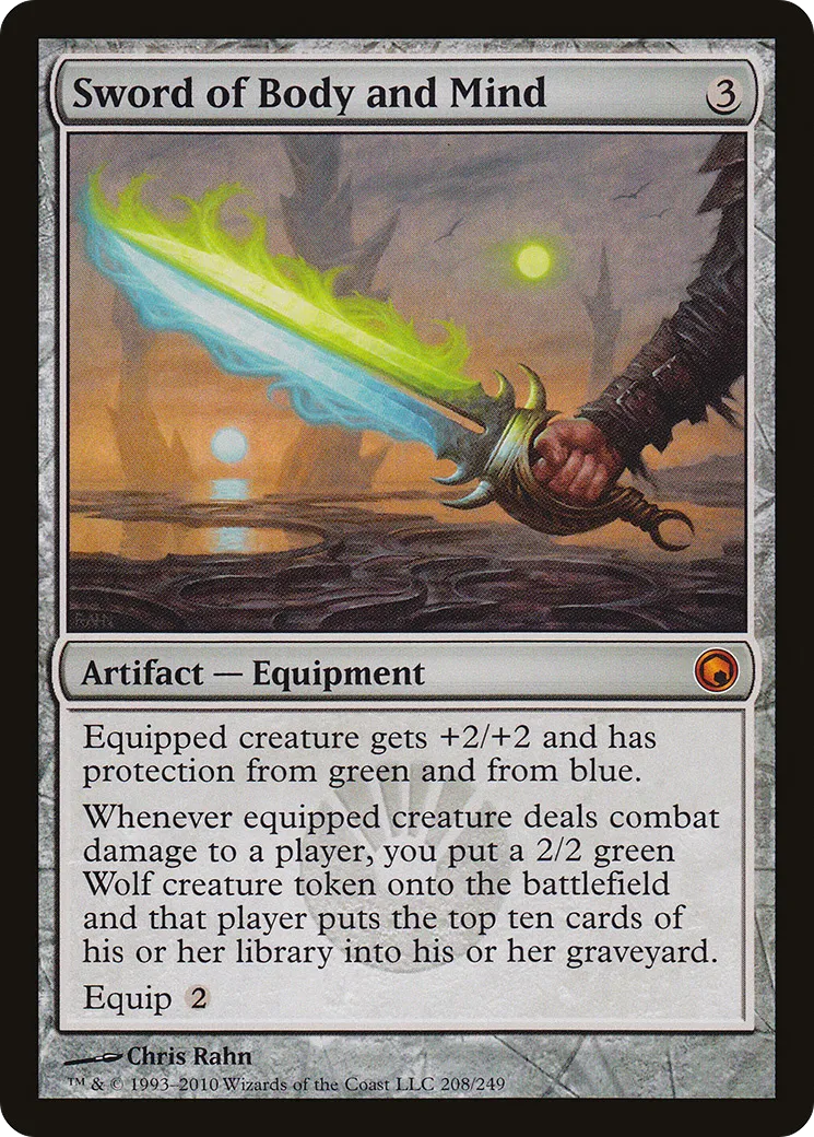 Sword of Body and Mind — Scars of Mirrodin — Magic: The Gathering