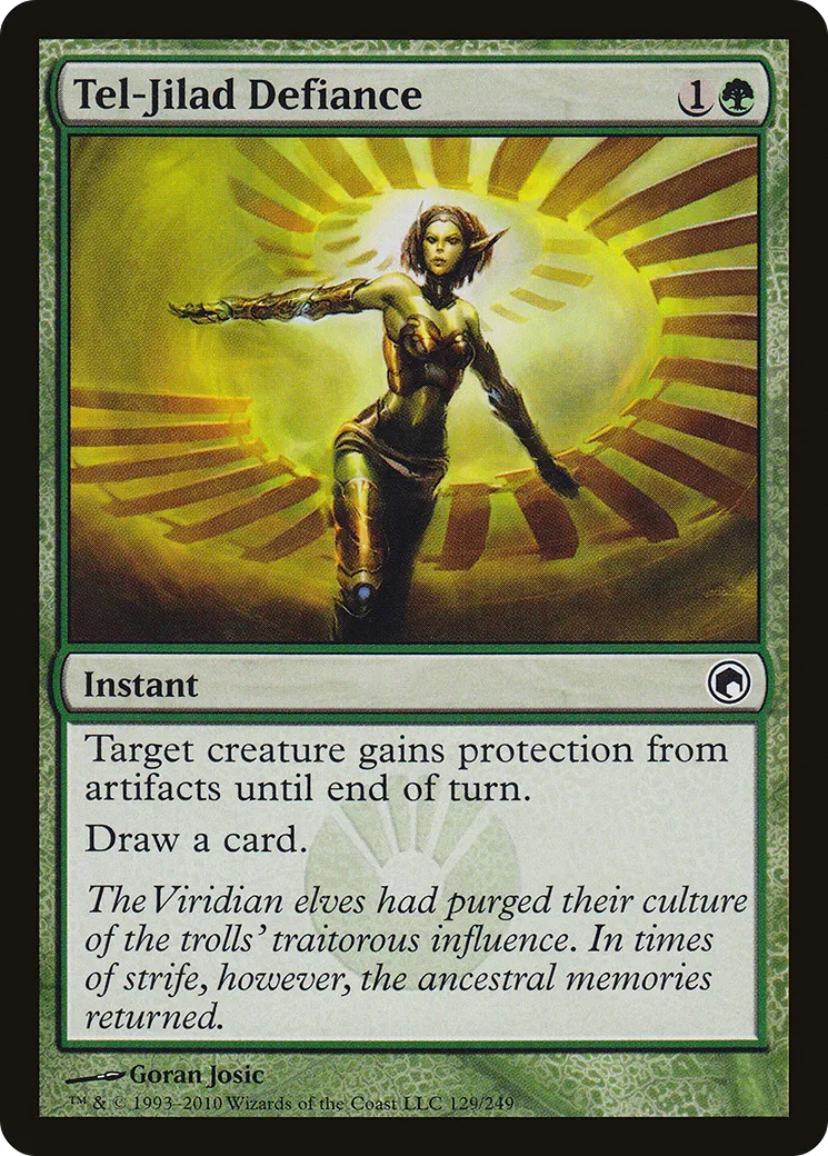Tel-Jilad Defiance from Scars of Mirrodin - Magic: The Gathering