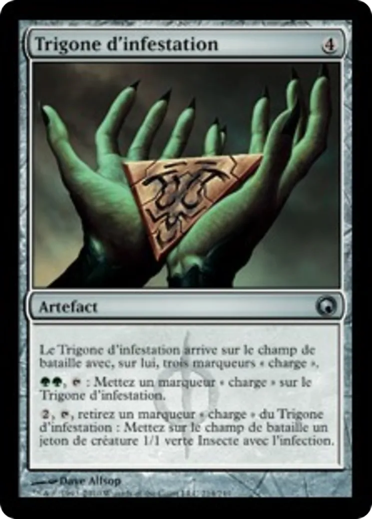 Trigone d'infestation — Scars of Mirrodin — Magic: The Gathering