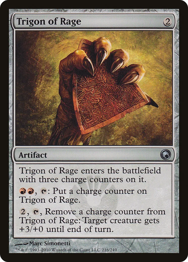 Trigon of Rage — Scars of Mirrodin — Magic: The Gathering