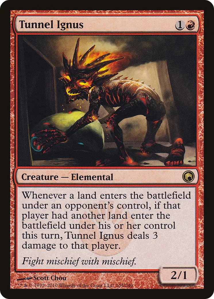 Tunnel Ignus — Scars of Mirrodin — Magic: The Gathering
