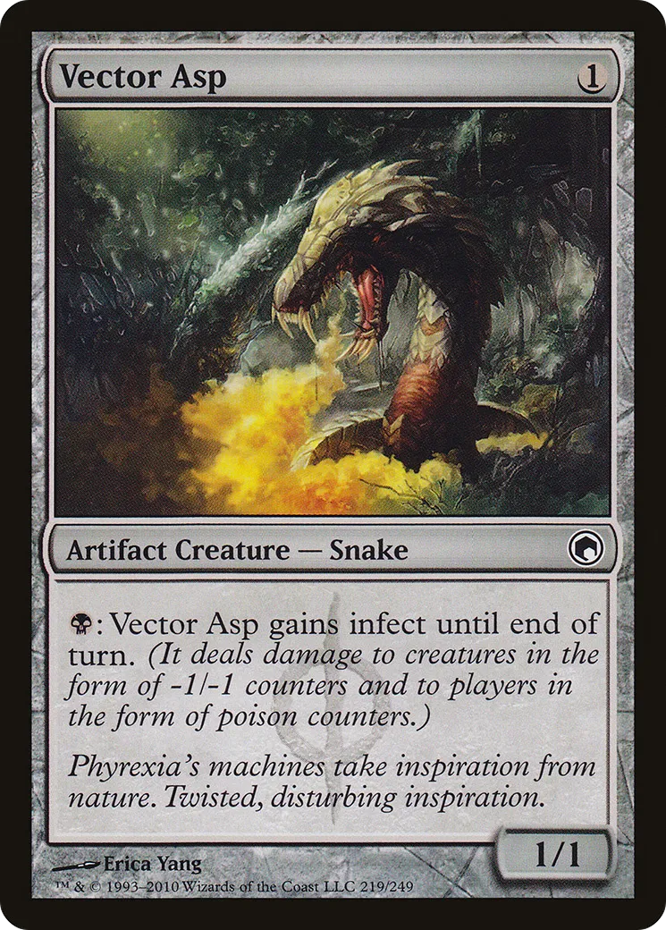 Vipère vectorielle — Scars of Mirrodin — Magic: The Gathering
