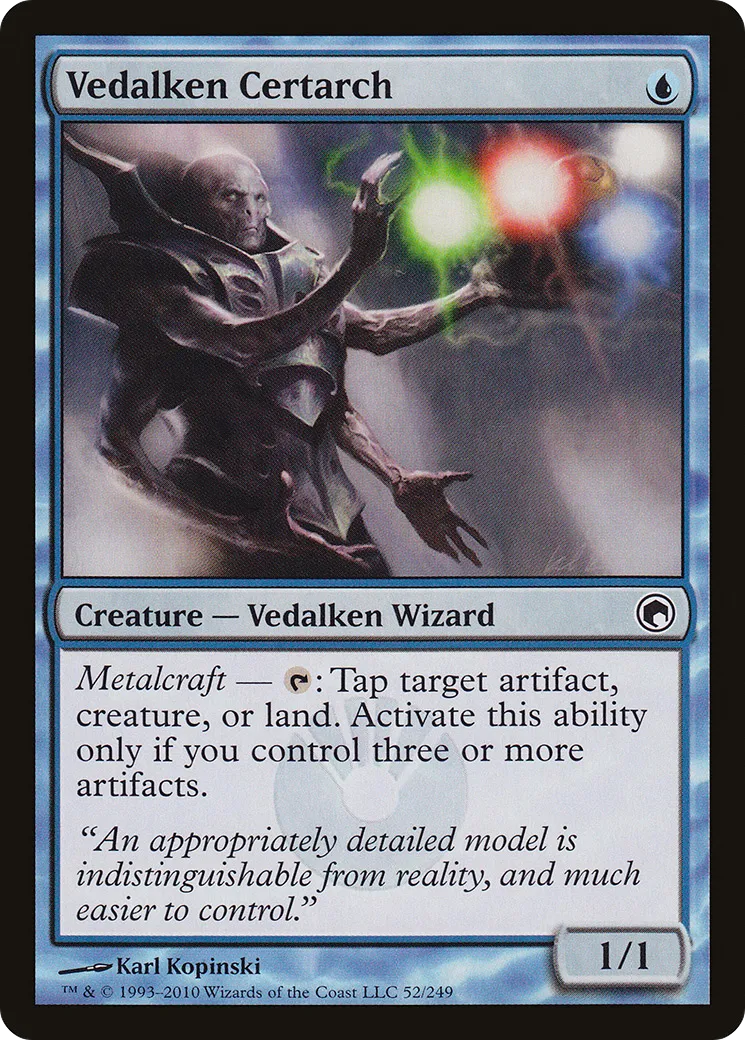 Vedalken Certarch — Scars of Mirrodin — Magic: The Gathering