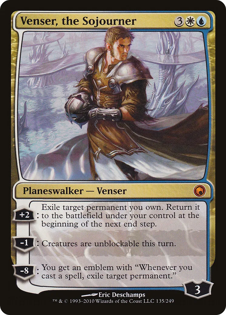 Venser, the Sojourner — Scars of Mirrodin — Magic: The Gathering