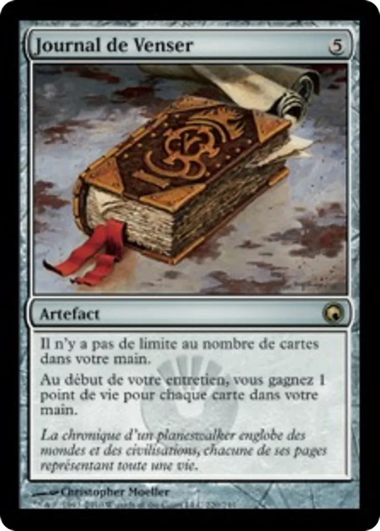 Journal de Venser from Scars of Mirrodin - Magic: The Gathering