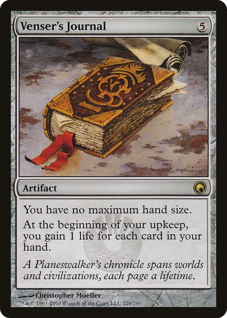Venser's Journal — Scars of Mirrodin — Magic: The Gathering