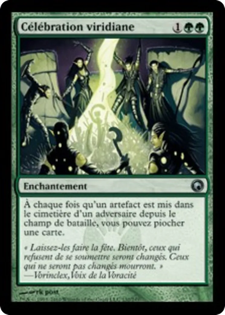 Célébration viridiane — Scars of Mirrodin — Magic: The Gathering
