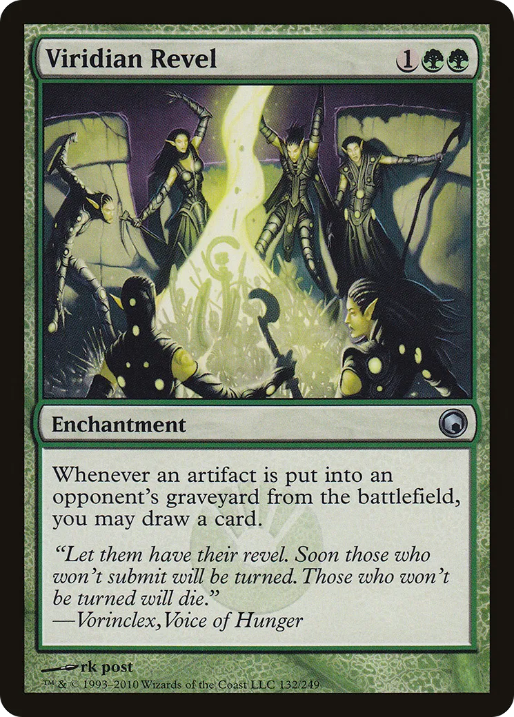 Viridian Revel — Scars of Mirrodin — Magic: The Gathering