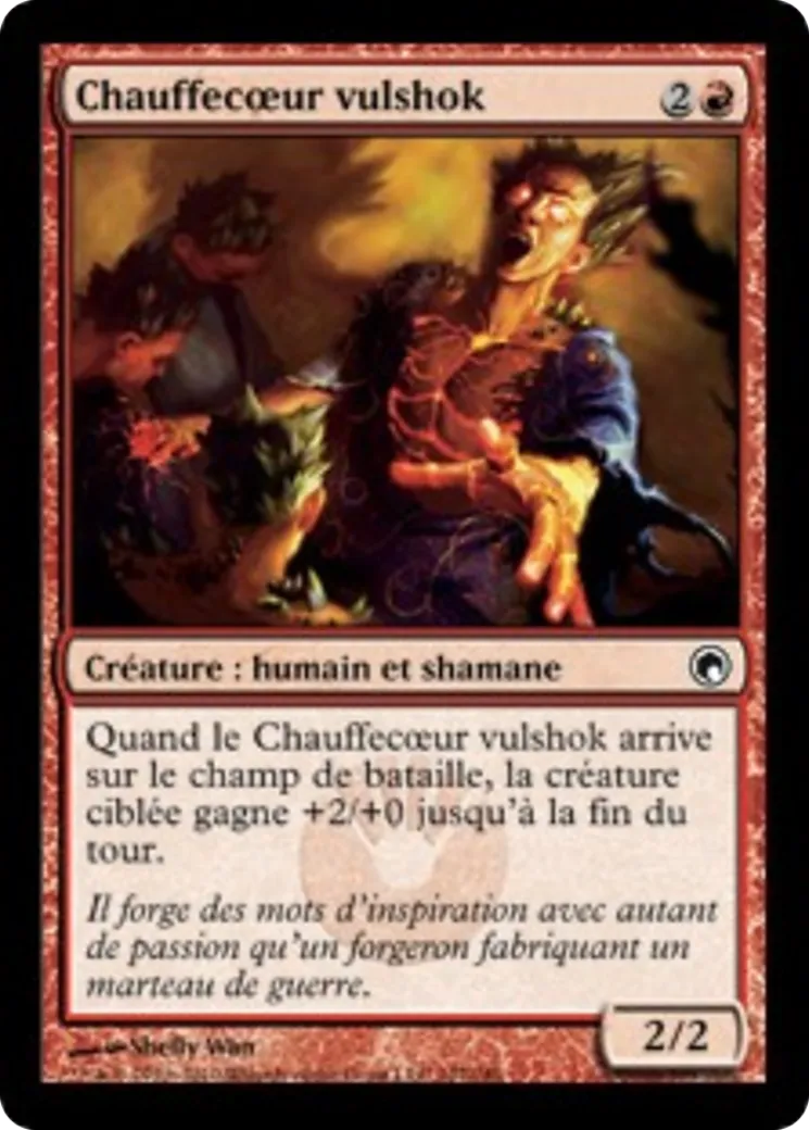 Chauffecœur vulshok — Scars of Mirrodin — Magic: The Gathering