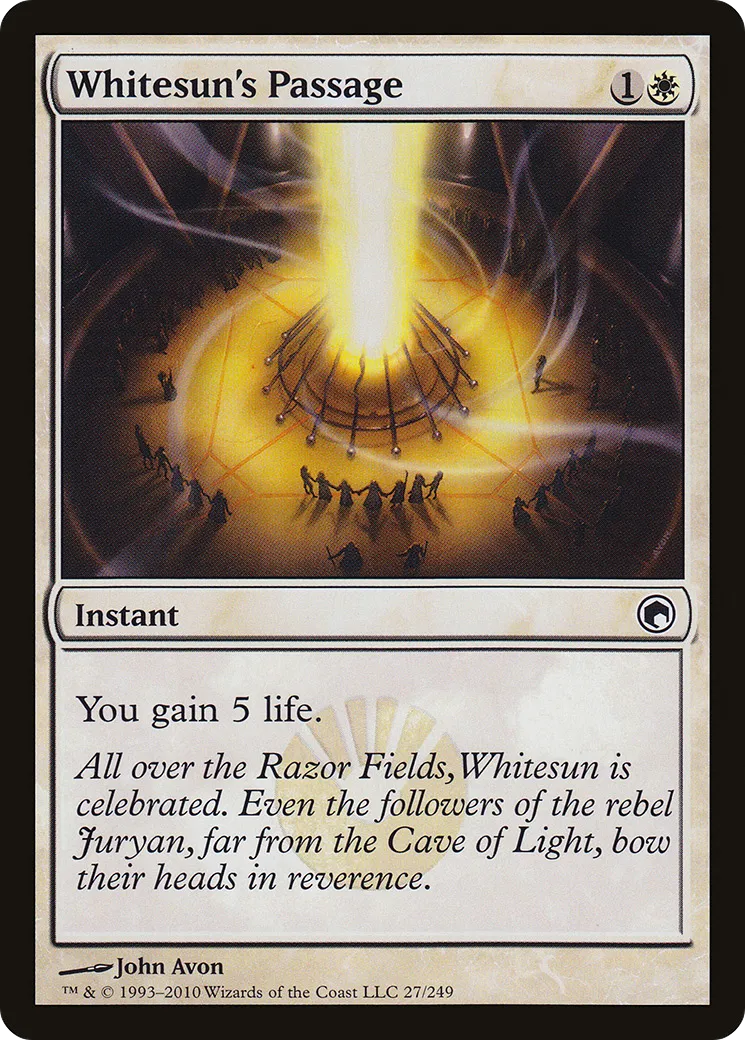 Whitesun's Passage — Scars of Mirrodin — Magic: The Gathering