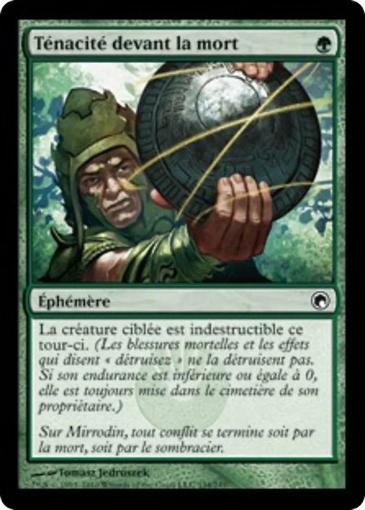 Ténacité devant la mort — Scars of Mirrodin — Magic: The Gathering