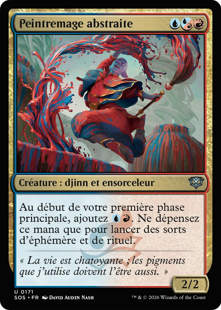 Peintremage abstraite — Secrets of Strixhaven — Magic: The Gathering