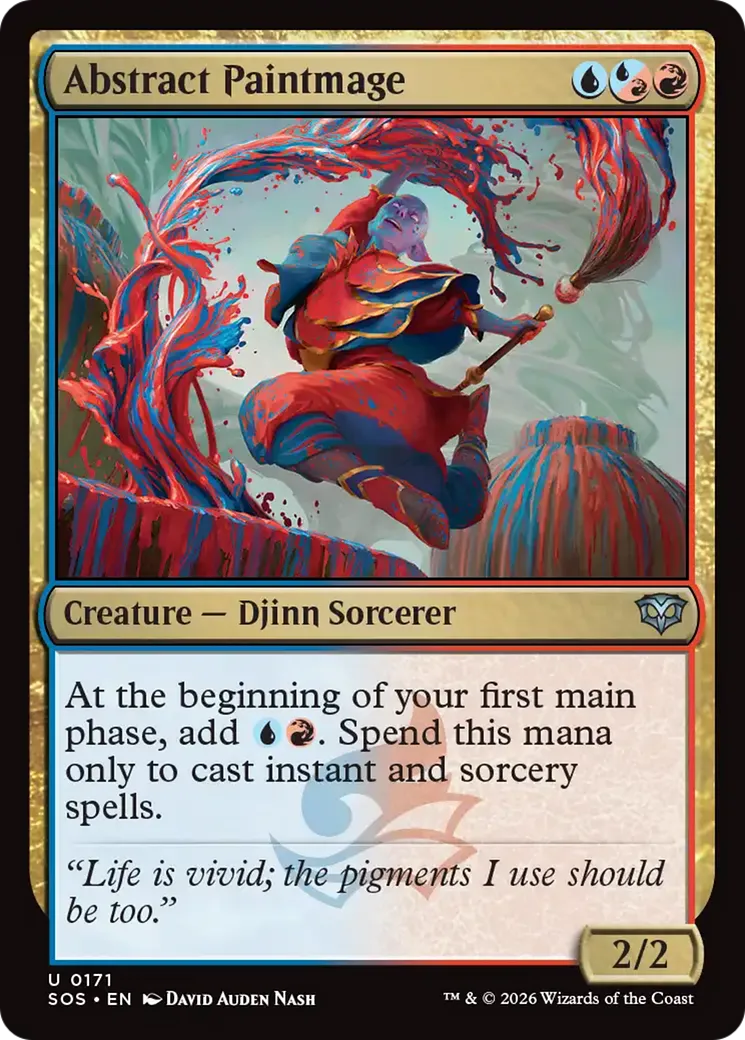 Peintremage abstraite — Secrets of Strixhaven — Magic: The Gathering
