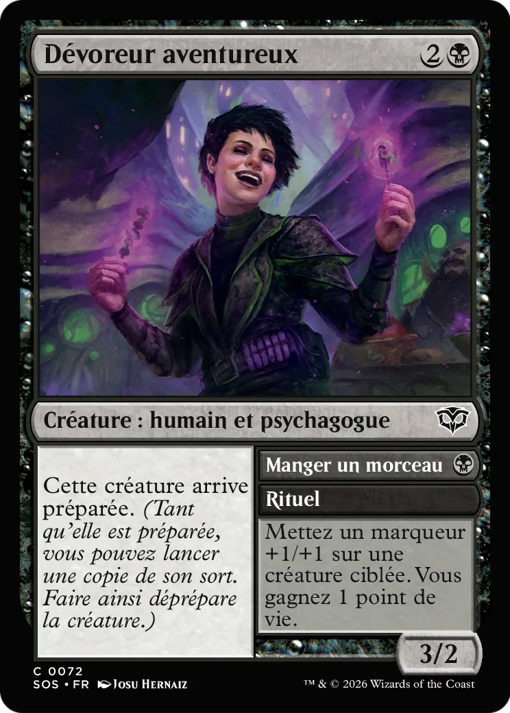 Dévoreur aventureux // Have a Bite — Secrets of Strixhaven — Magic: The Gathering