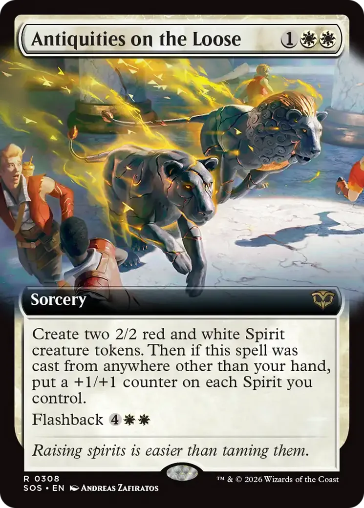 Antiquities on the Loose — Secrets of Strixhaven — Magic: The Gathering