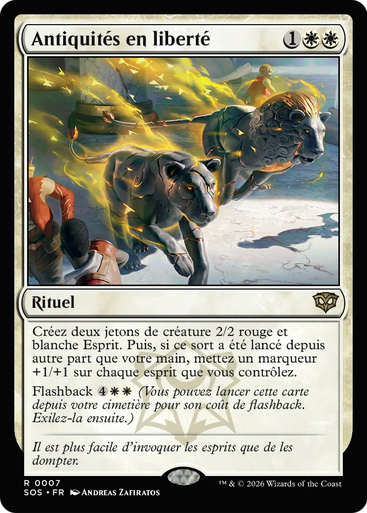 Antiquités en liberté from Secrets of Strixhaven - Magic: The Gathering