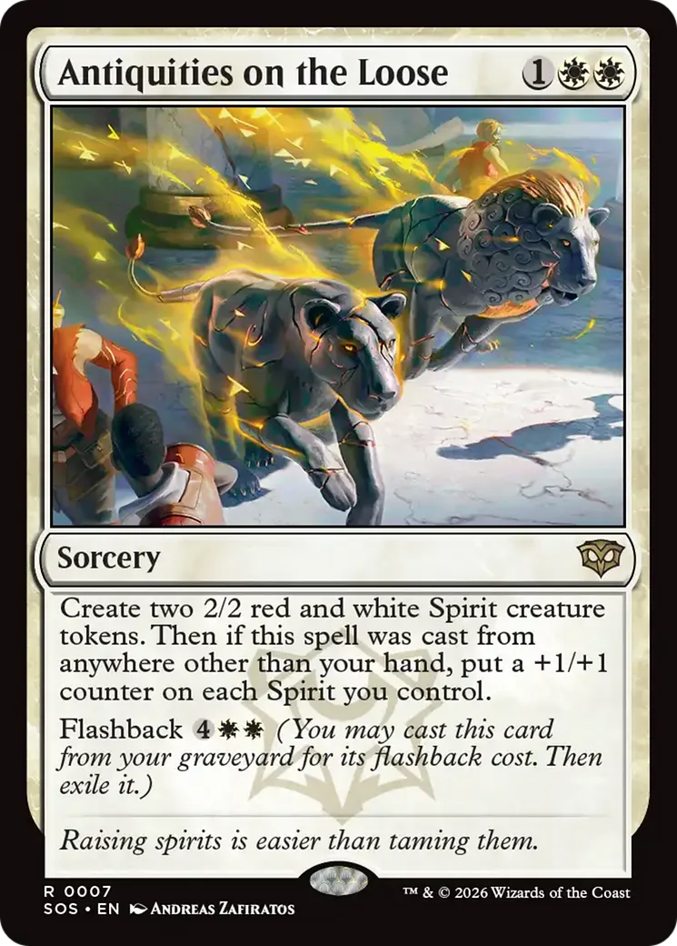 Antiquities on the Loose — Secrets of Strixhaven — Magic: The Gathering