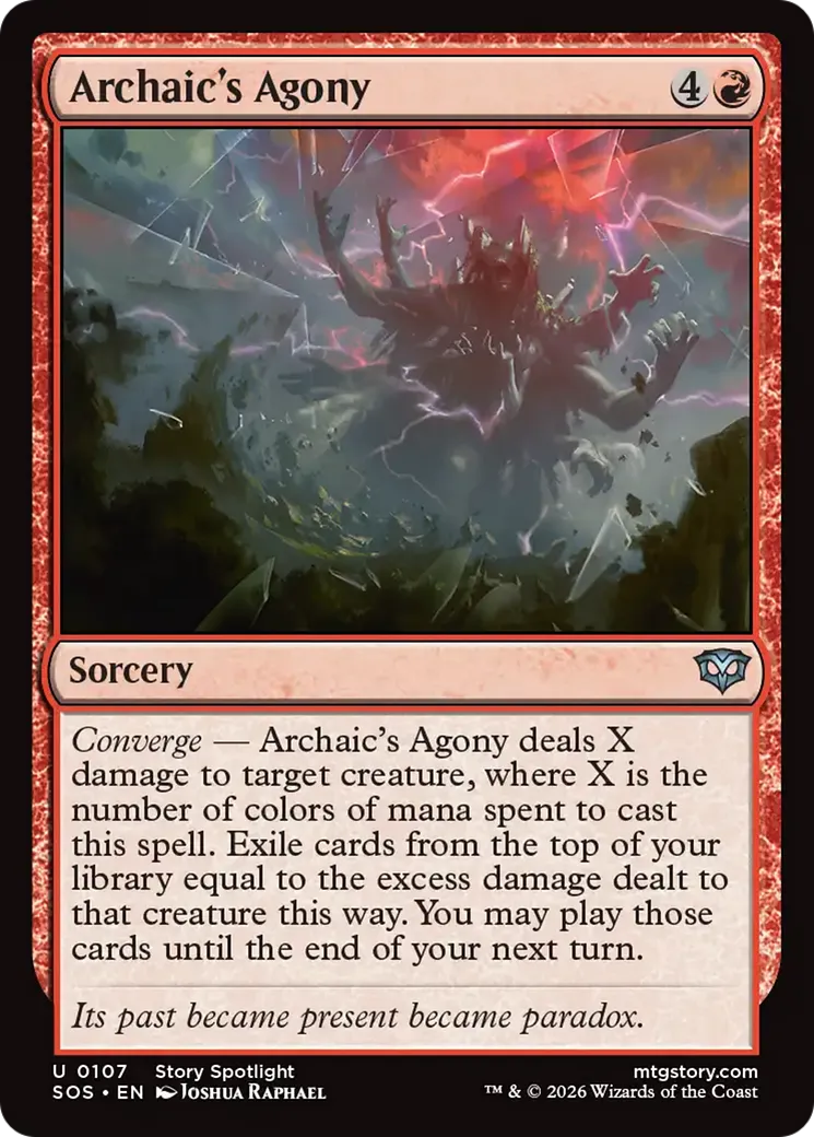 Calvaire de l'archaïque — Secrets of Strixhaven — Magic: The Gathering