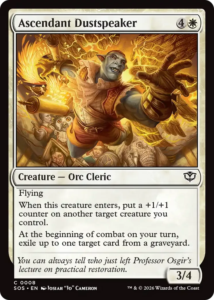 Ascendant Dustspeaker — Secrets of Strixhaven — Magic: The Gathering