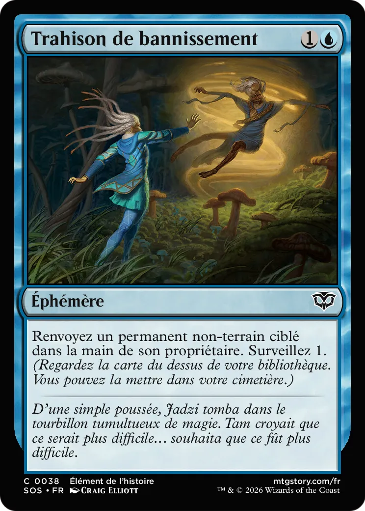Trahison de bannissement — Secrets of Strixhaven — Magic: The Gathering
