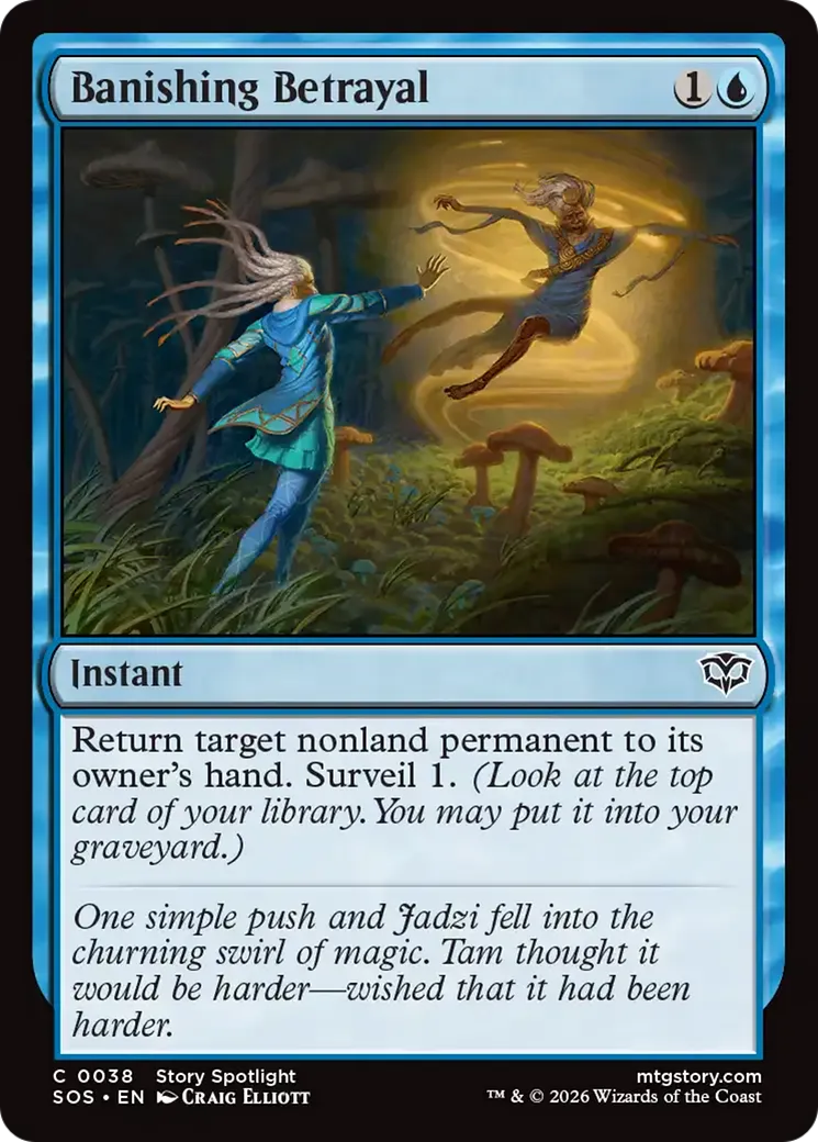 Banishing Betrayal — Secrets of Strixhaven — Magic: The Gathering