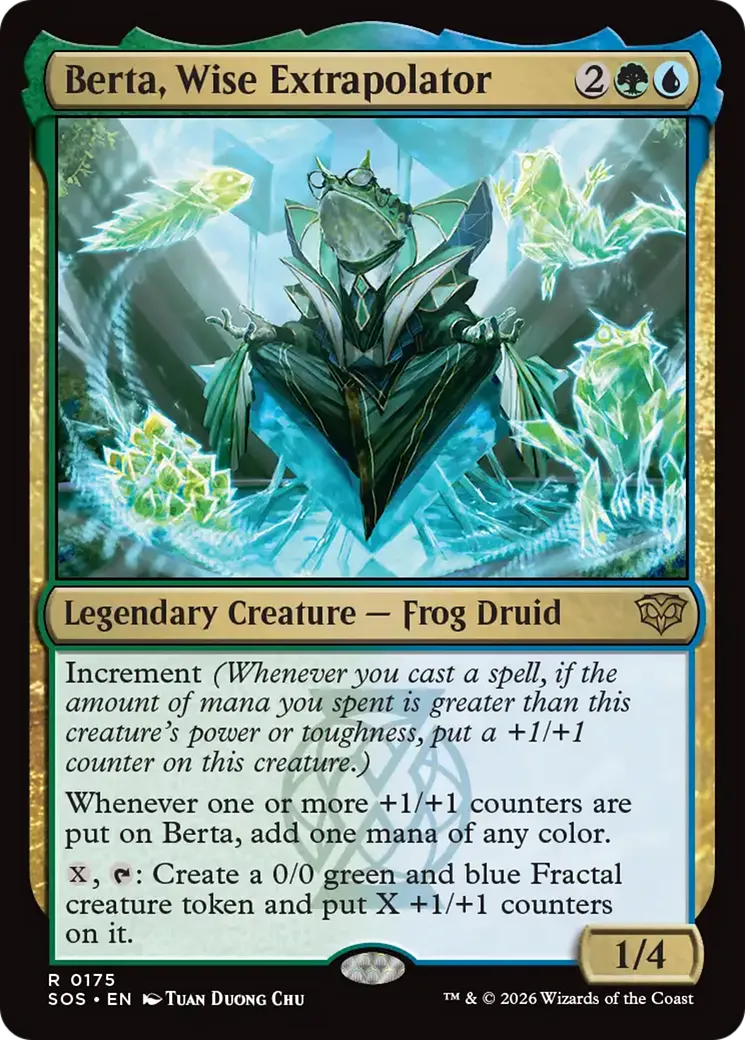 Berta, Wise Extrapolator — Secrets of Strixhaven — Magic: The Gathering