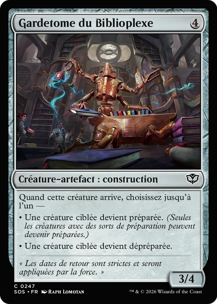 Gardetome du Biblioplexe — Secrets of Strixhaven — Magic: The Gathering