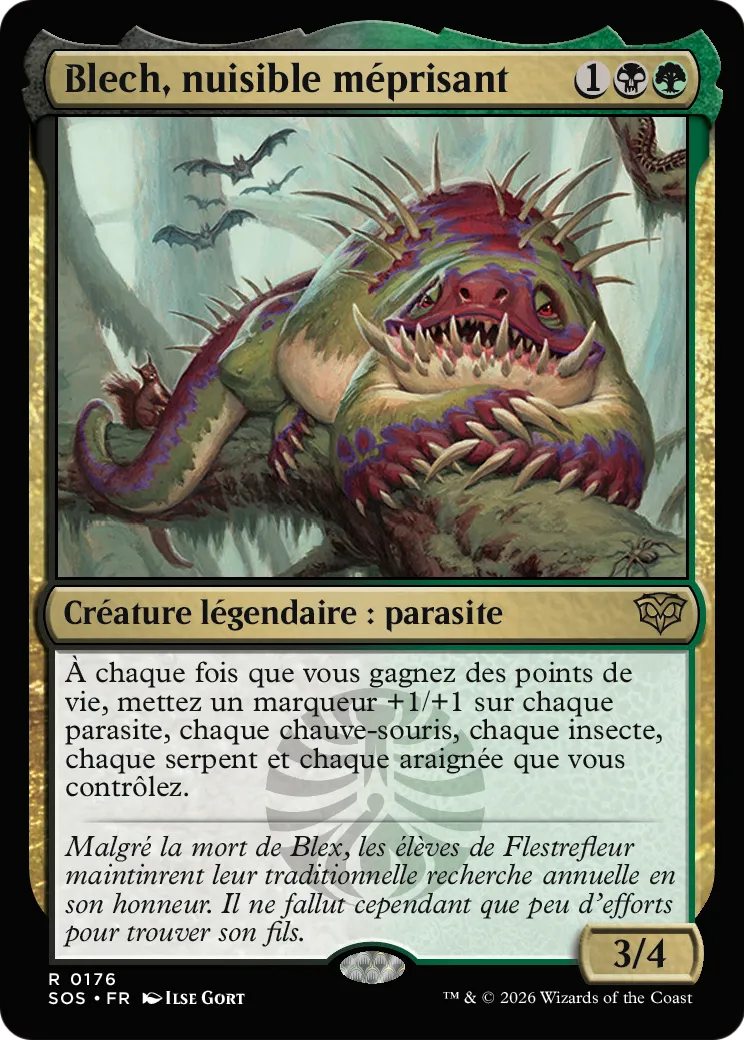 Blech, nuisible méprisant — Secrets of Strixhaven — Magic: The Gathering