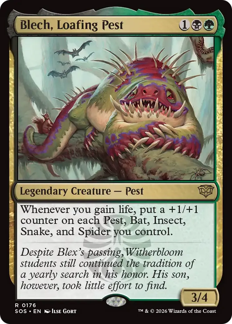 Blech, Loafing Pest — Secrets of Strixhaven — Magic: The Gathering