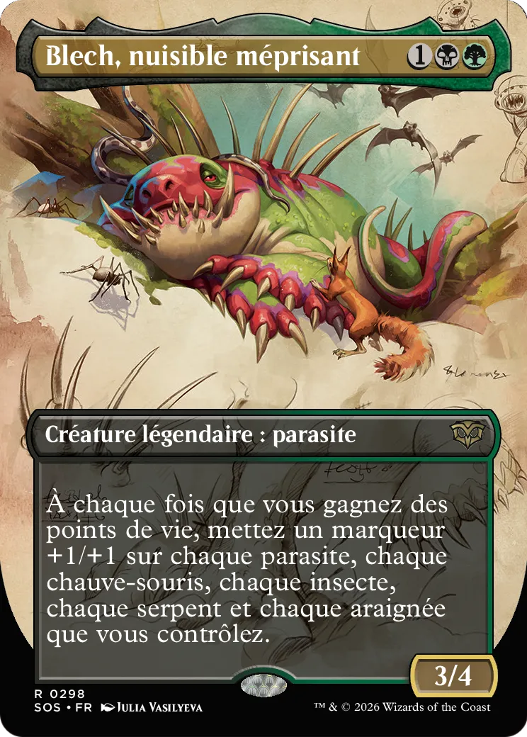 Blech, nuisible méprisant — Secrets of Strixhaven — Magic: The Gathering