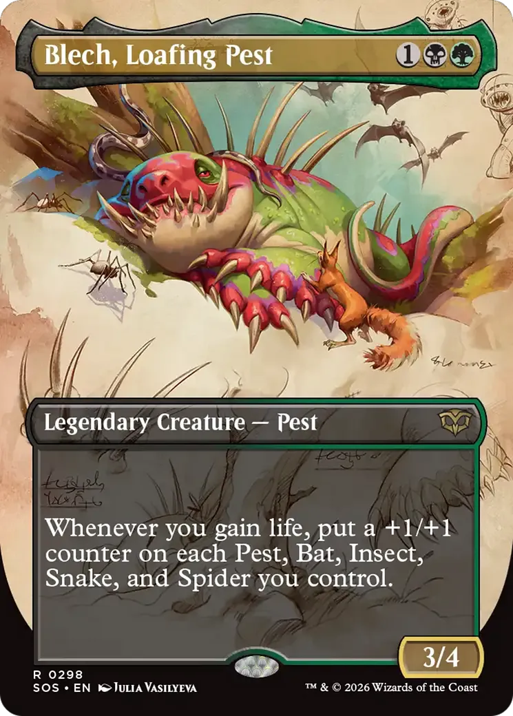 Blech, Loafing Pest — Secrets of Strixhaven — Magic: The Gathering