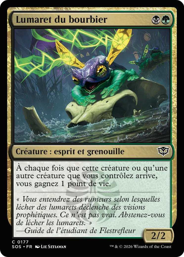 Lumaret du bourbier — Secrets of Strixhaven — Magic: The Gathering