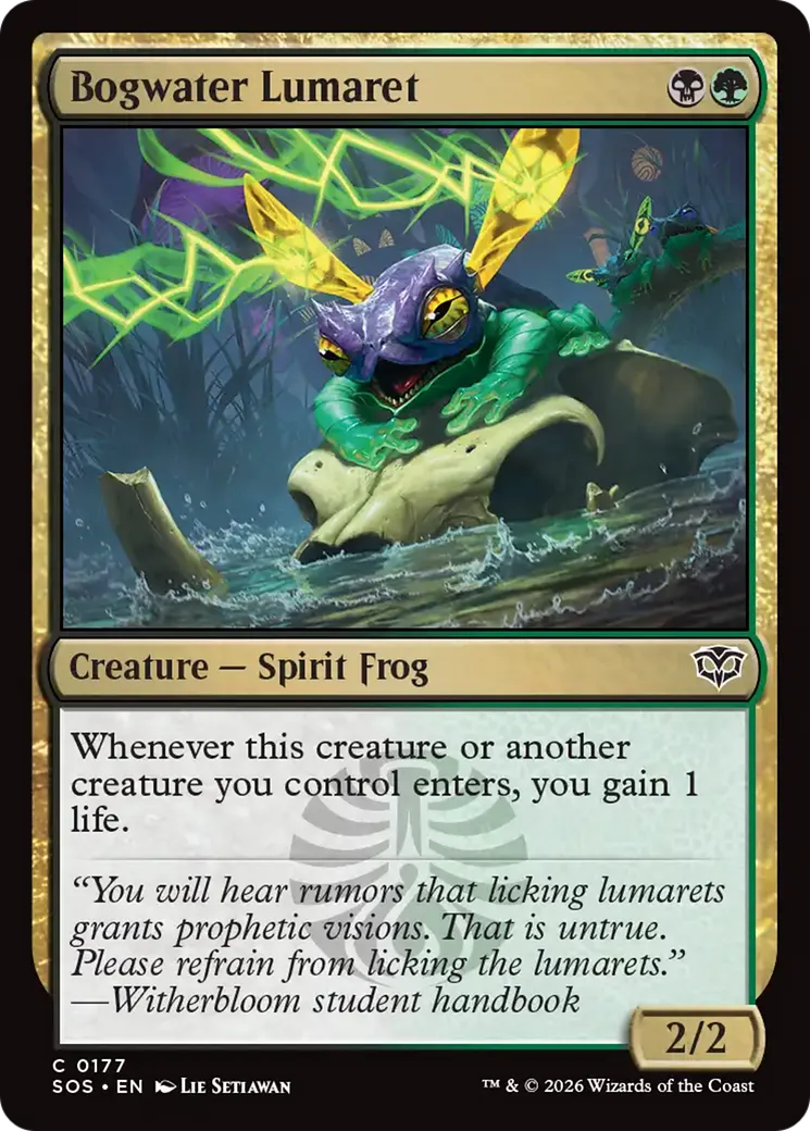 Bogwater Lumaret — Secrets of Strixhaven — Magic: The Gathering