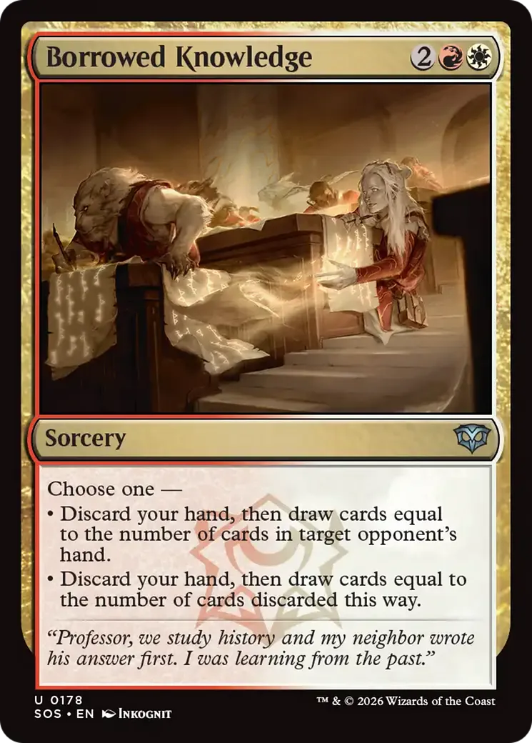 Savoir emprunté — Secrets of Strixhaven — Magic: The Gathering
