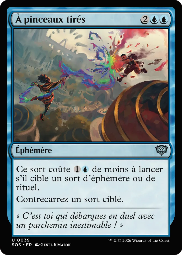 À pinceaux tirés — Secrets of Strixhaven — Magic: The Gathering