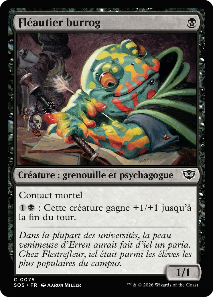 Fléautier burrog — Secrets of Strixhaven — Magic: The Gathering