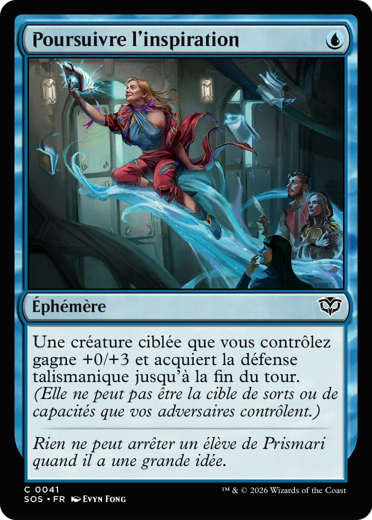 Poursuivre l'inspiration — Secrets of Strixhaven — Magic: The Gathering