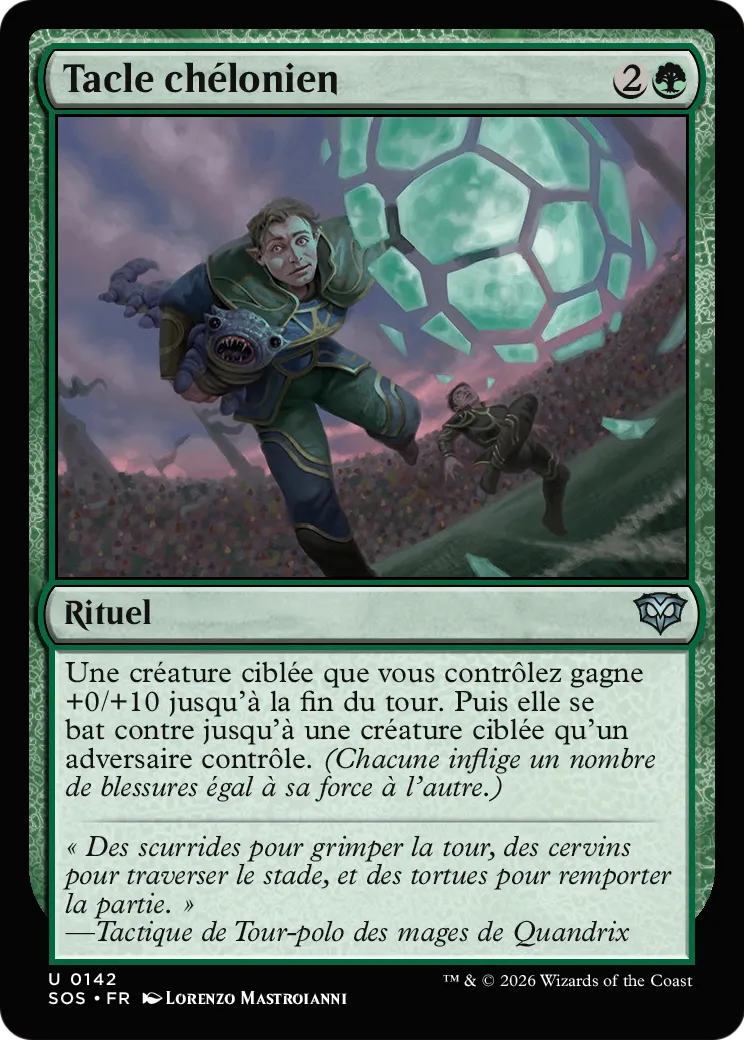 Tacle chélonien — Secrets of Strixhaven — Magic: The Gathering