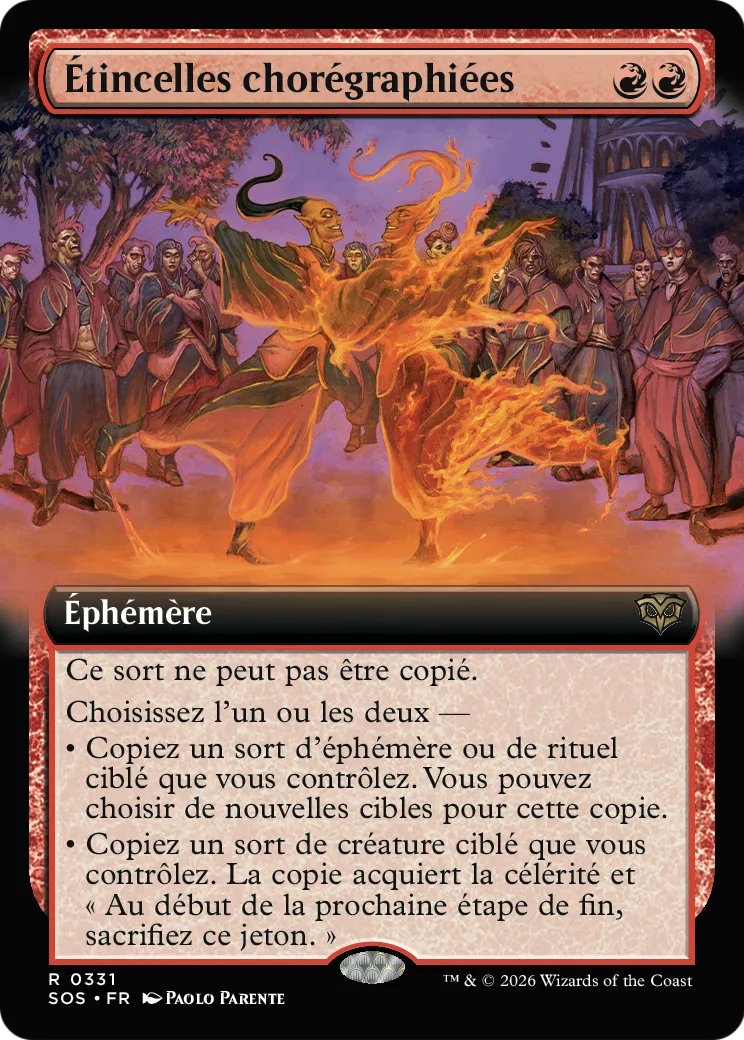 Étincelles chorégraphiées — Secrets of Strixhaven — Magic: The Gathering