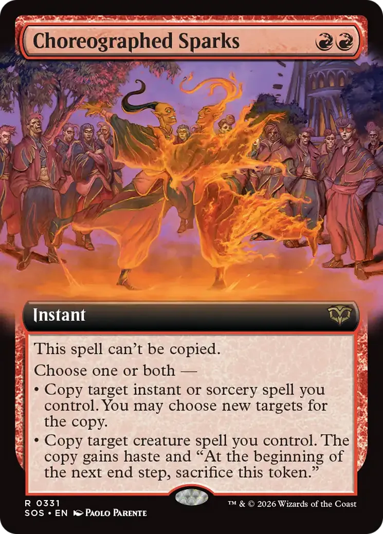 Choreographed Sparks — Secrets of Strixhaven — Magic: The Gathering