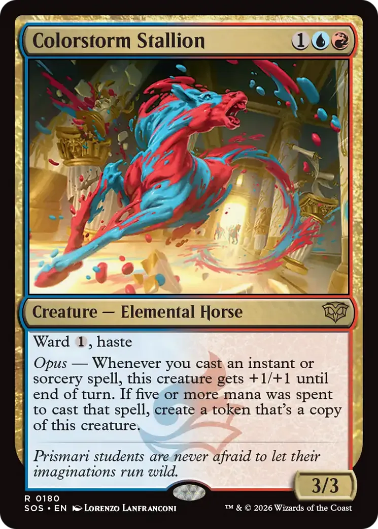 Colorstorm Stallion — Secrets of Strixhaven — Magic: The Gathering