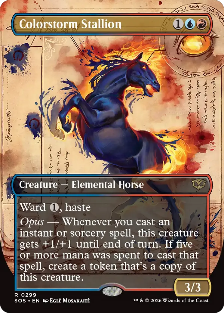 Colorstorm Stallion — Secrets of Strixhaven — Magic: The Gathering