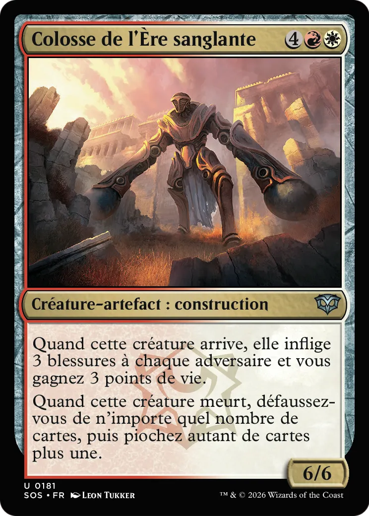 Colosse de l'Ère sanglante — Secrets of Strixhaven — Magic: The Gathering