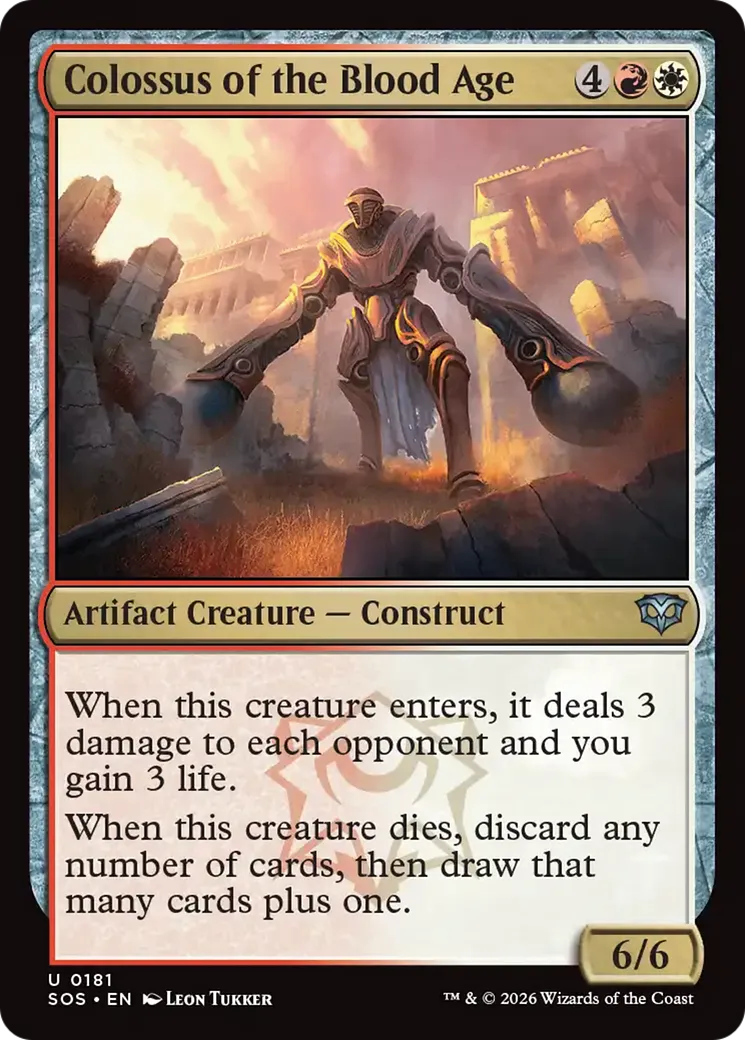 Colossus of the Blood Age — Secrets of Strixhaven — Magic: The Gathering