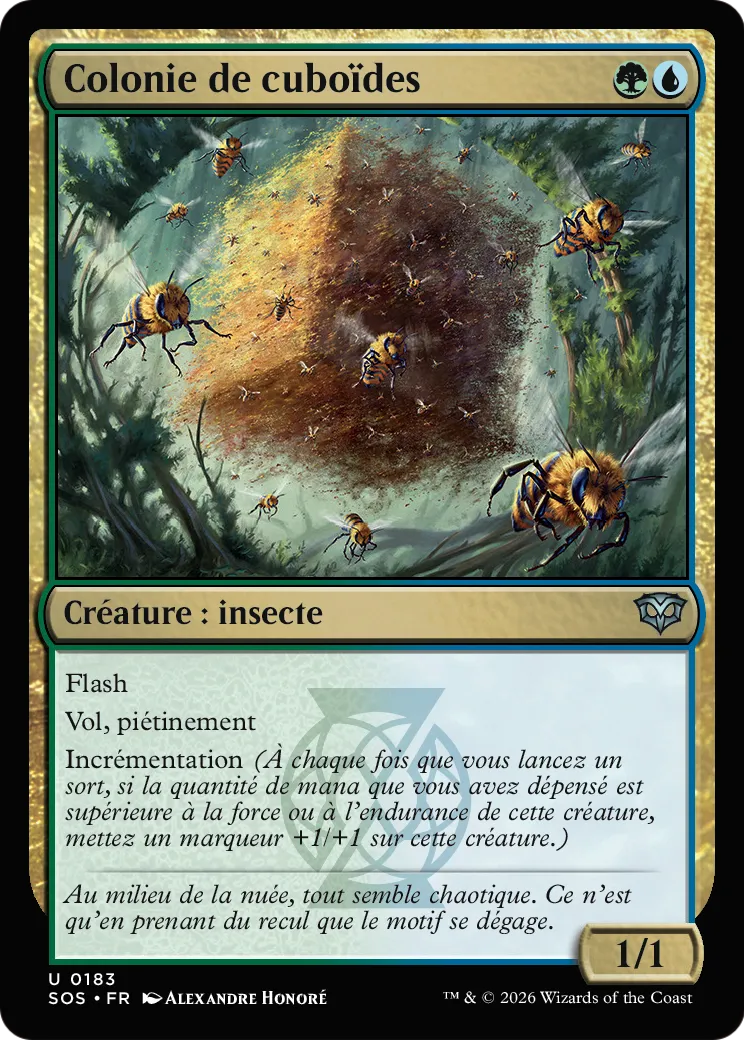 Colonie de cuboïdes — Secrets of Strixhaven — Magic: The Gathering
