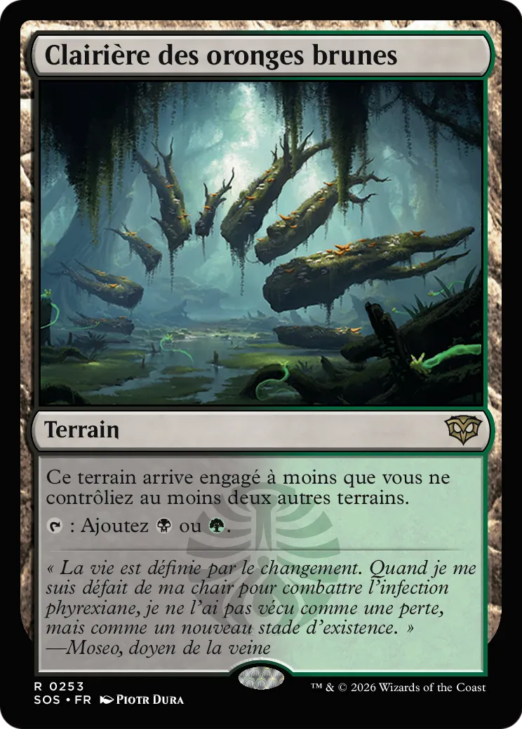 Clairière des oronges brunes — Secrets of Strixhaven — Magic: The Gathering